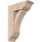 Ekena Millwork Thorton Traditional Smooth Bracket w/ Offset Brace, Douglas Fir, 7 1/2"W x 20"D x 28"H BKT0806X20X28THR01SDF - alternate 1